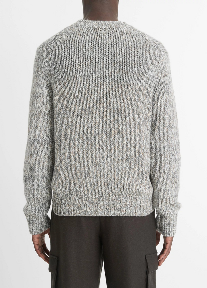 Vince Men's Homespun Marled Crew Neck Sweater MSRP $445
