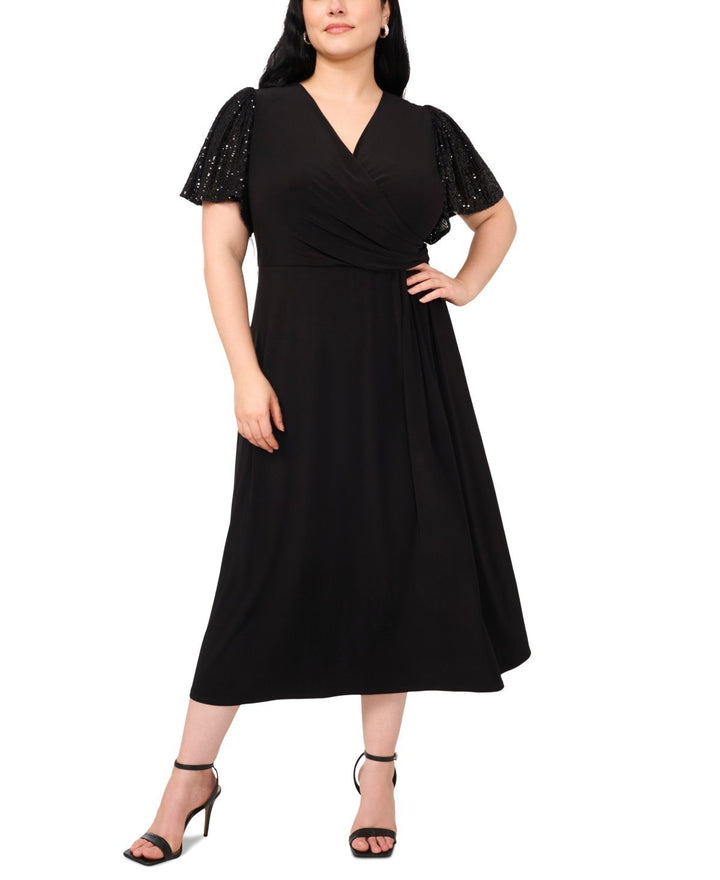 MSK Sequined Fit & Flare Dress MSRP $89