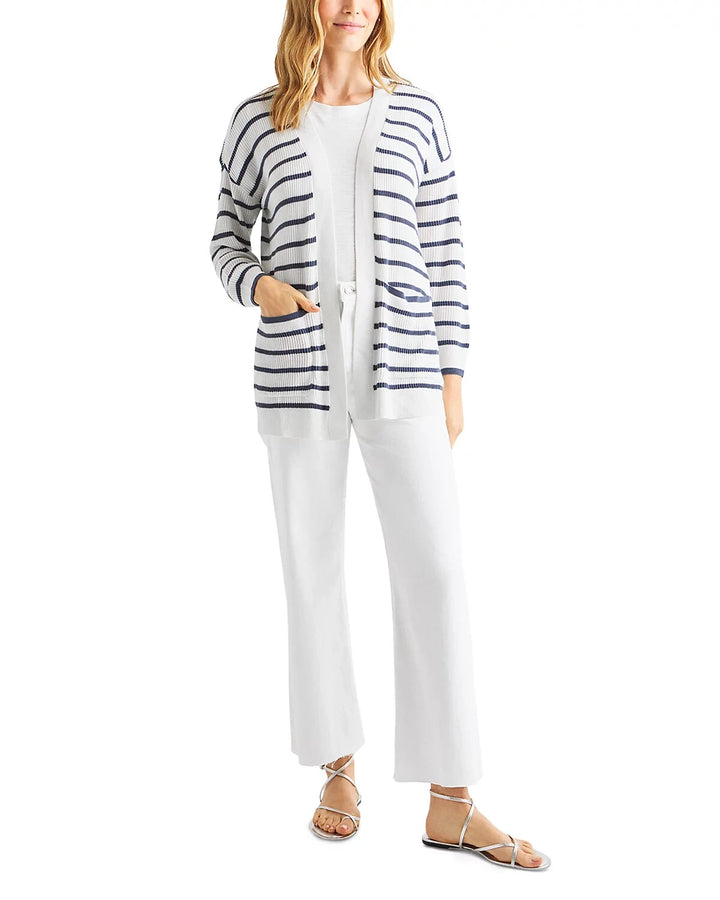 Splendid Luna Striped Cardigan MSRP $188