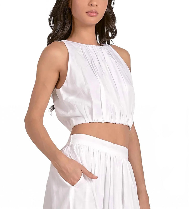 Elan Elastic Halter Top MSRP $59