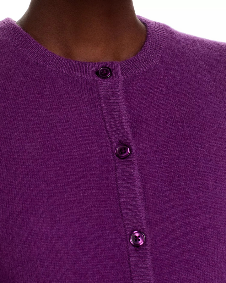 C by Bloomingdale's Crewneck Cashmere Cardigan MSRP $178