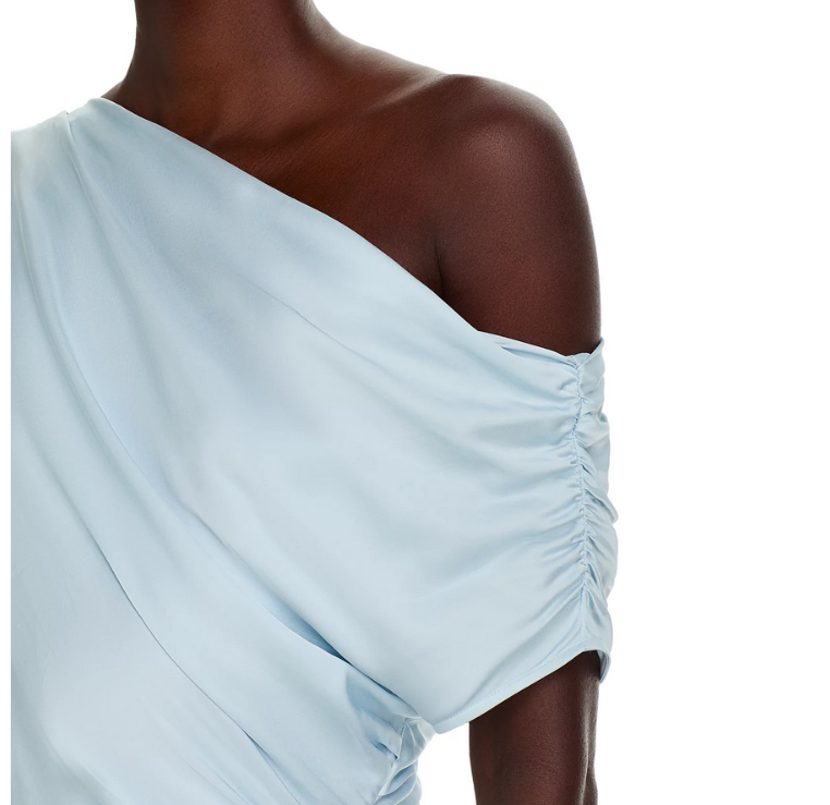 A.L.C. Penny Draped One Shoulder Gown MSRP $595