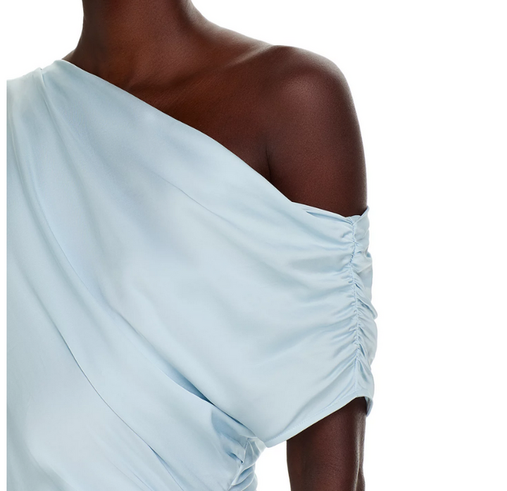 A.L.C. Penny Draped One Shoulder Gown MSRP $595