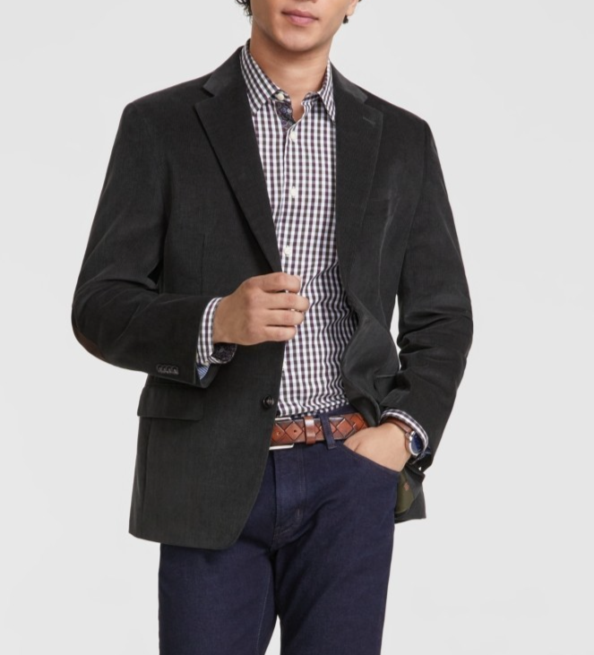 Tommy Hilfiger Men's Modern-Fit Corduroy Sport Coat MSRP $295