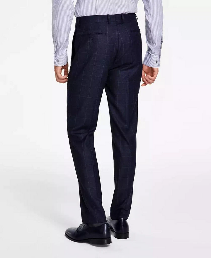 Calvin Klein Men's Slim-Fit Wool-Blend Stretch Suit Pants MSRP $190