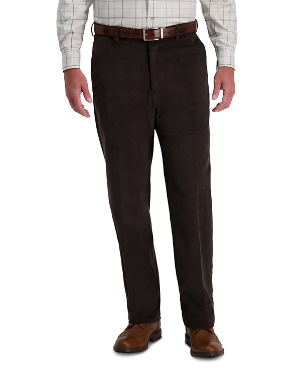 Haggar Men's Classic-Fit Stretch Corduroy Pants MSRP $80