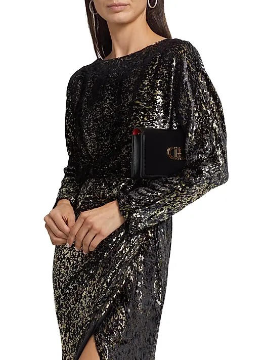 SIMKHAI Angelique Metallic Gown MSRP $895