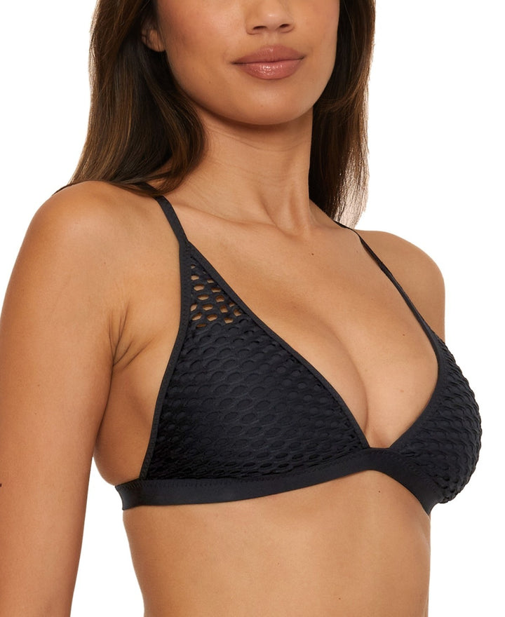 Becca Castaway Fishnet Bikini Top MSRP $78