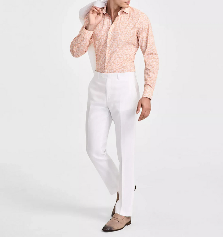 Bar III Men's Slim-Fit Linen Suit Pants MSRP $135