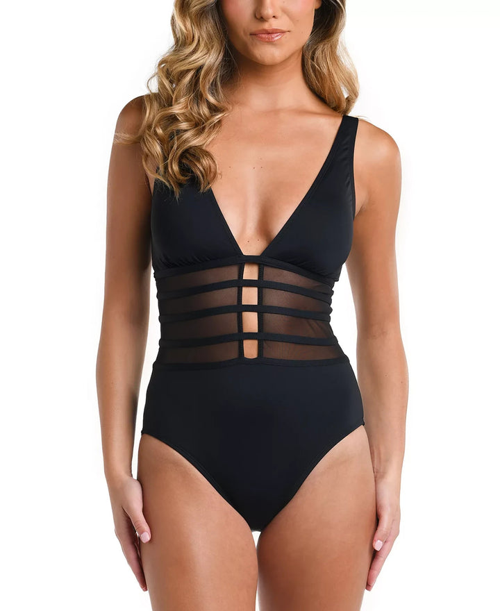 La Blanca Island Goddess Shaping One-Piece Swimsuit MSRP $125