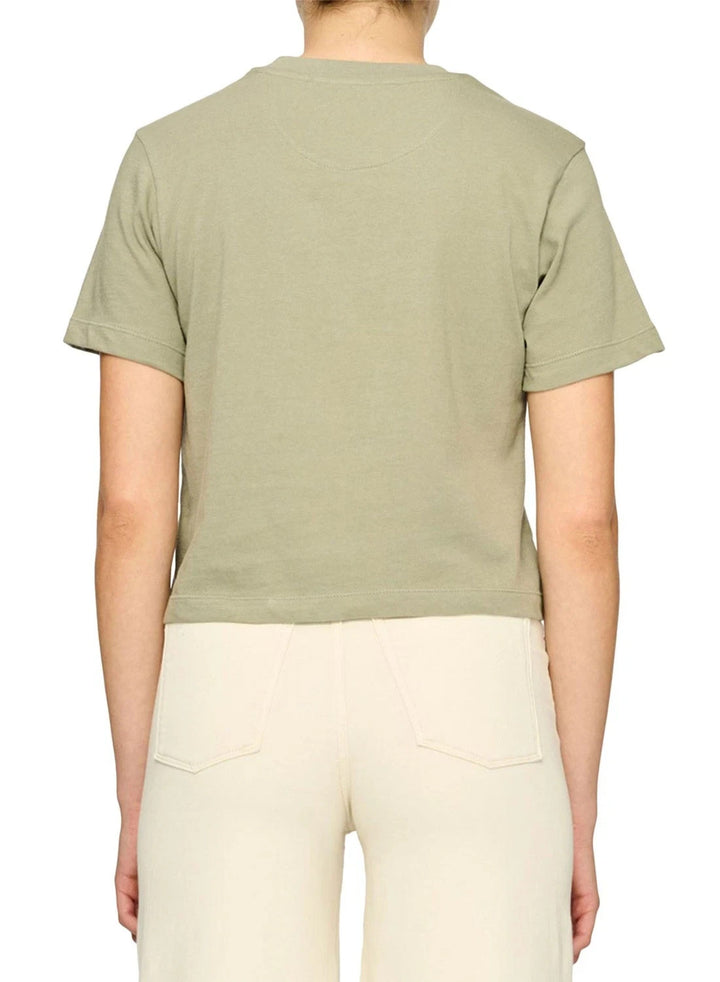 DL1961 Women's Essential Cotton Crop Tee MSRP $69  N