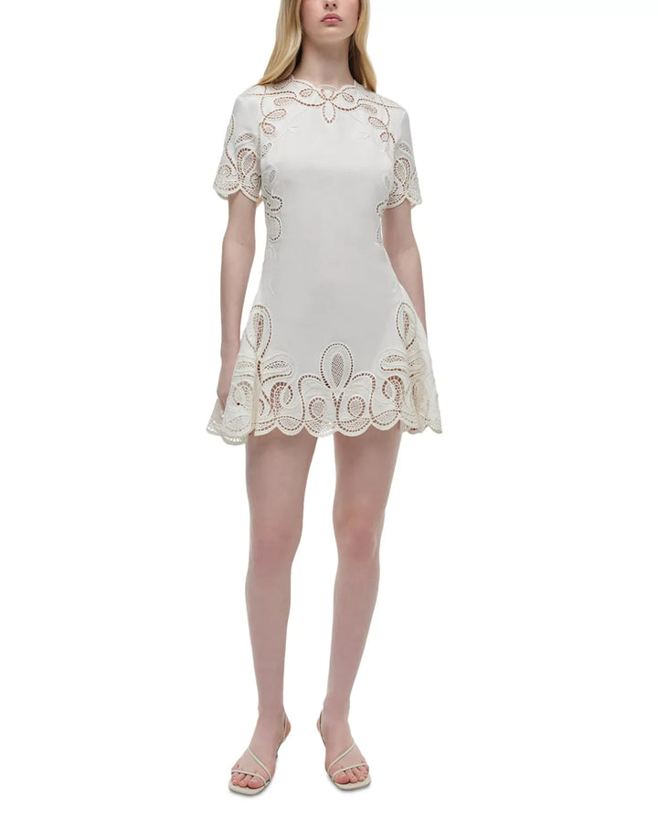 Simkhai Morrigan Short Sleeve Mini Dress MSRP $595