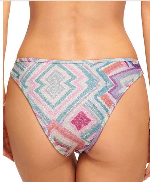 Ramy Brook Isla Metallic Bikini Bottom MSRP $108