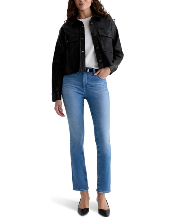 Paige Sasha High Rise Straight Jeans MSRP $225