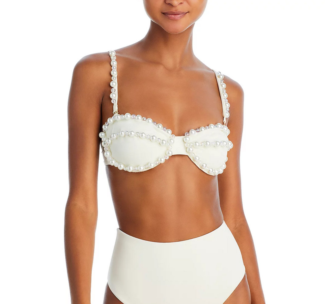 BAHIA MARIA Silvana Beaded Bikini Top 17A 513 BLM