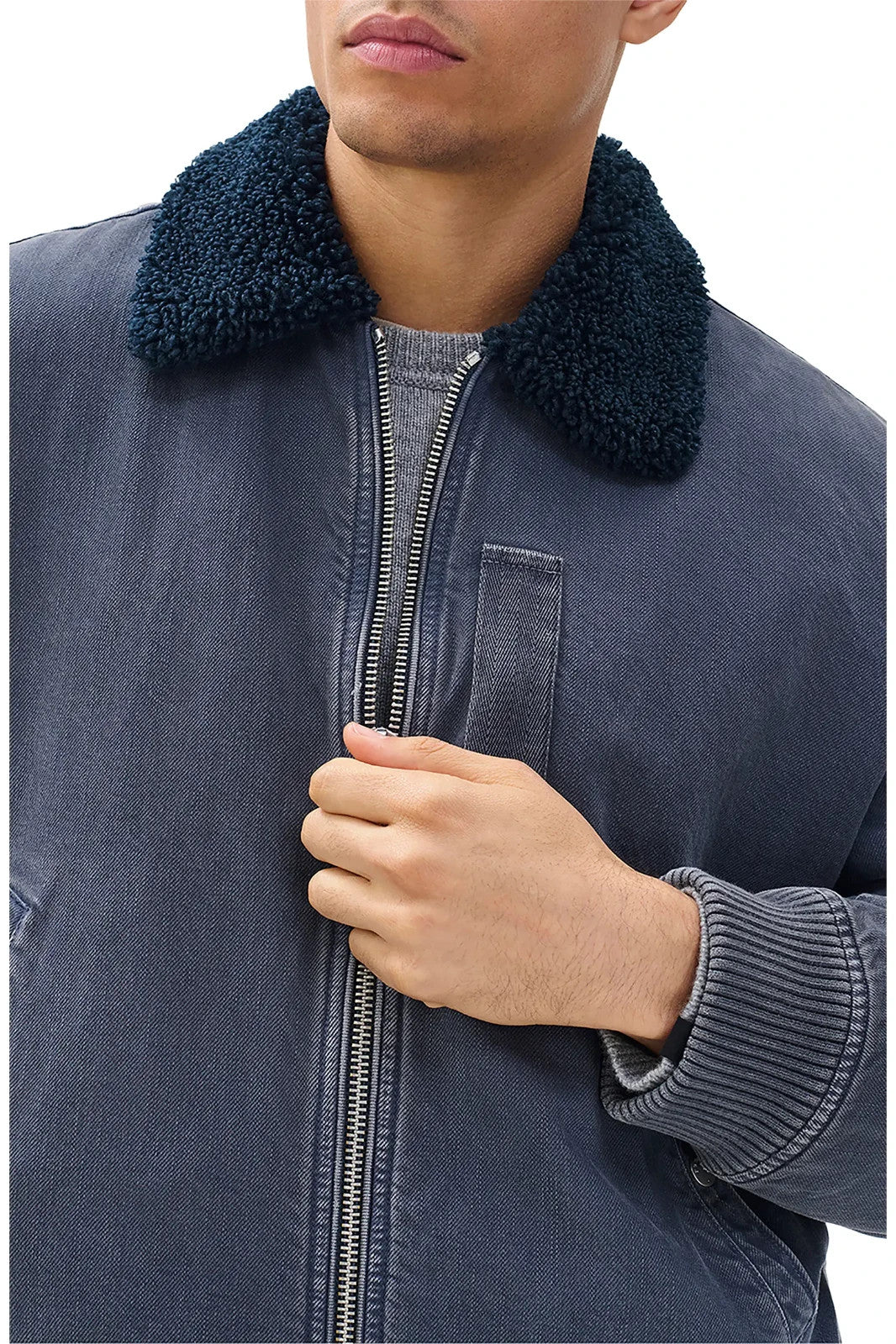 rag & bone Denim B15 Bomber Jacket MSRP $698