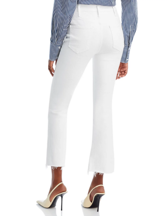 MOTHER The Hustler High Rise Flare Leg Ankle Jeans MSRP $228
