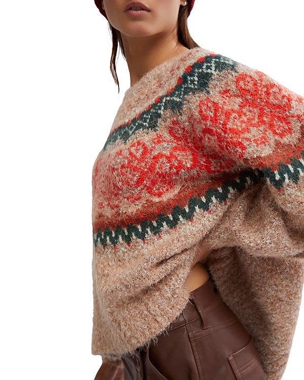 Free People Festive Frost Sweater MSRP $148