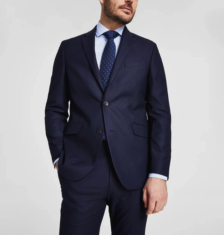 Kenneth Cole Reaction Techni-Cole Suit Separate Slim-Fit Suit Jacket MSRP $360