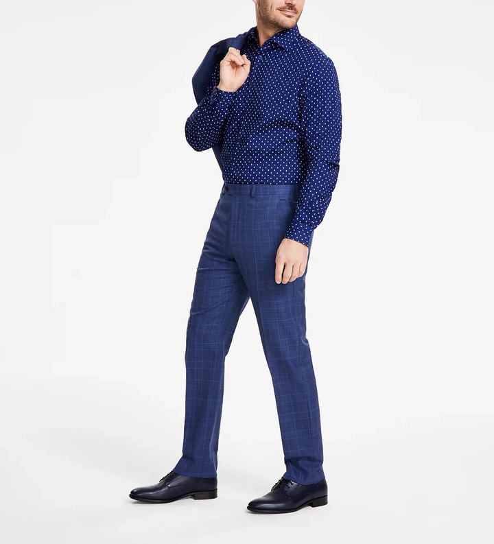 Michael Kors Classic-Fit Stretch Wool-Blend Suit Pants MSRP $190