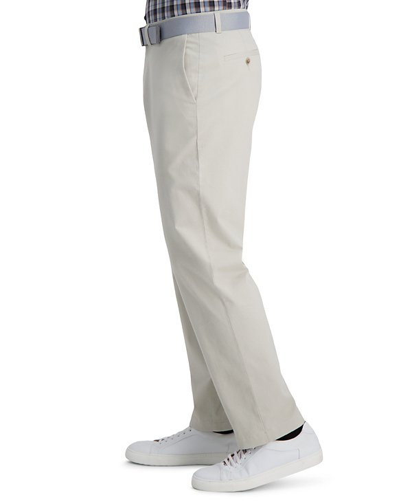 haggar men's straight fit soft chino premium dress pant Home