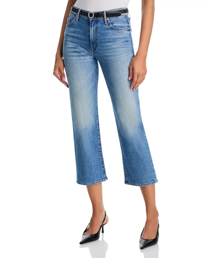 MOTHER Lil Kick It High Rise Cropped Flare Jeans MSRP $278