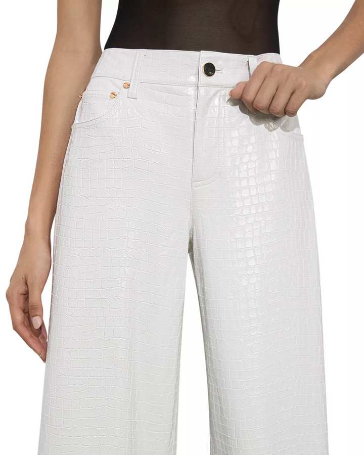Alice and Olivia Trish Baggy Faux Leather Pants MSRP $395