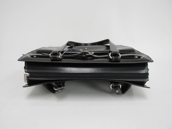 McKlein USA Joliet Black Leather Tote MSRP $440