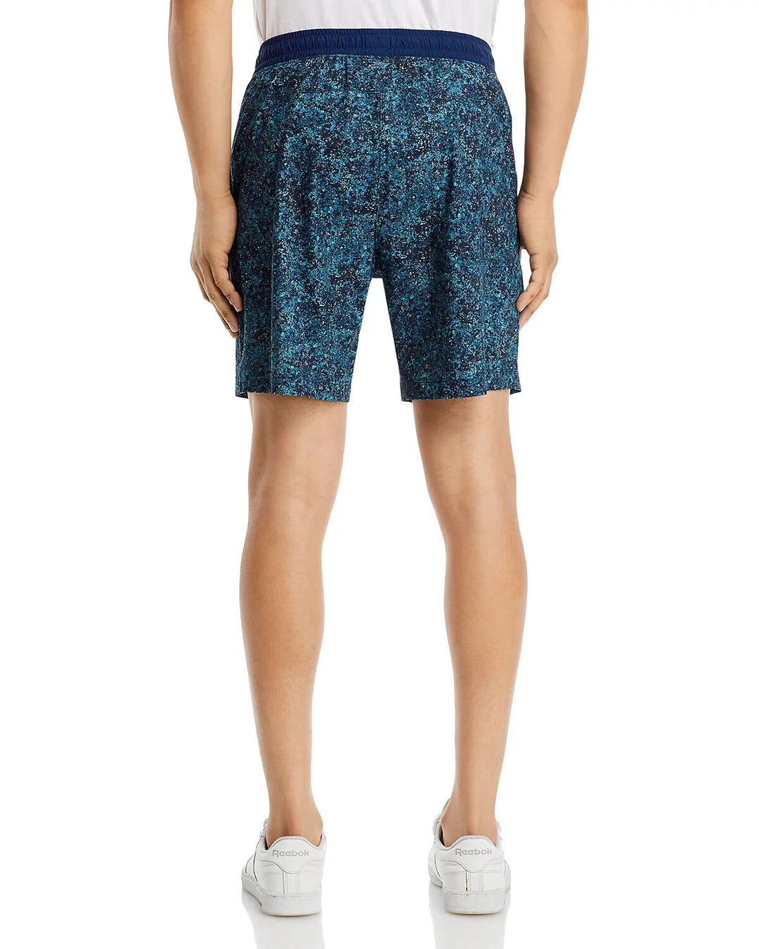 Rhone Pursuit Printed 7" Drawstring Shorts MSRP $80