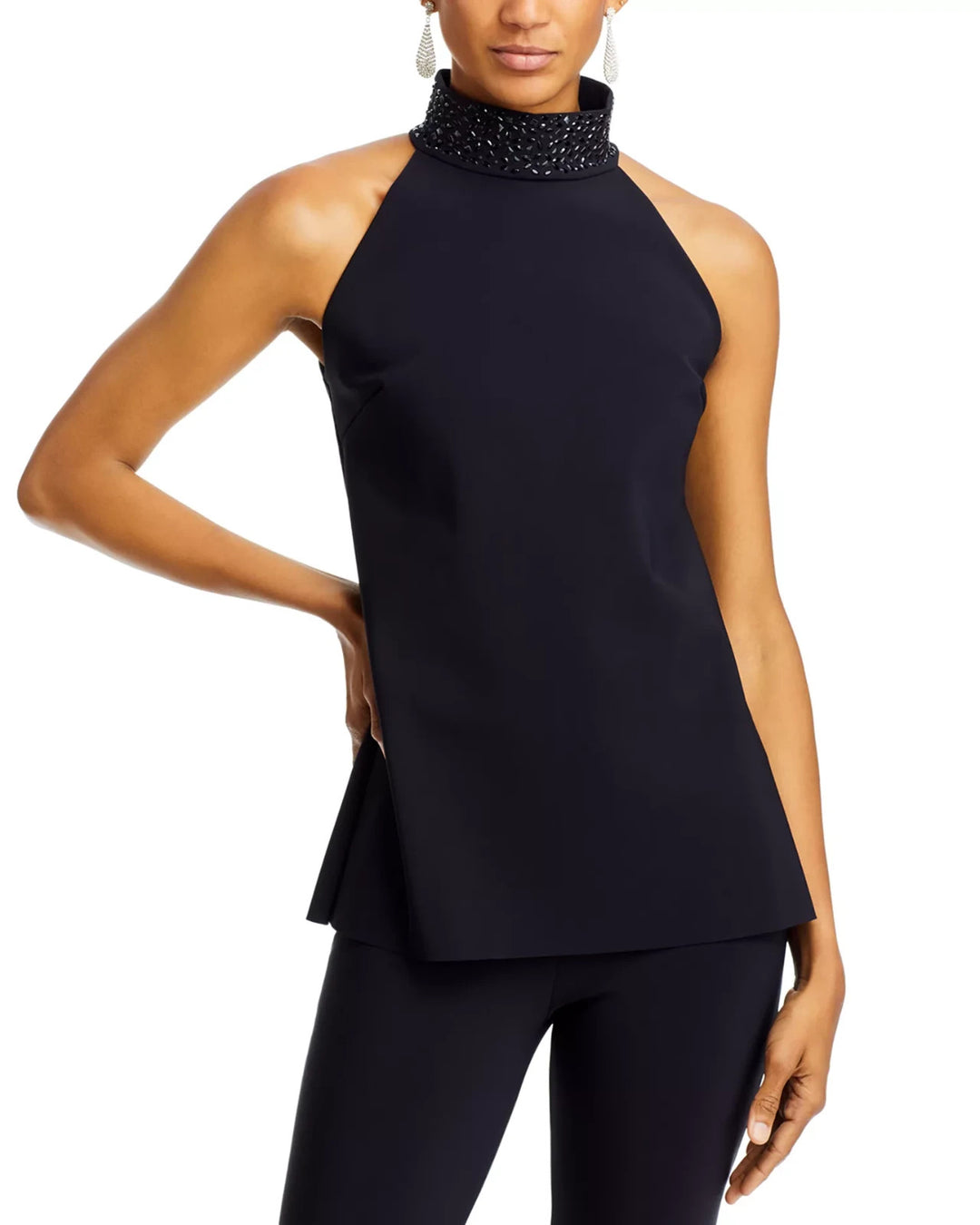 Chiara Boni La Petite Robe Tiffynka Halter Top MSRP $395