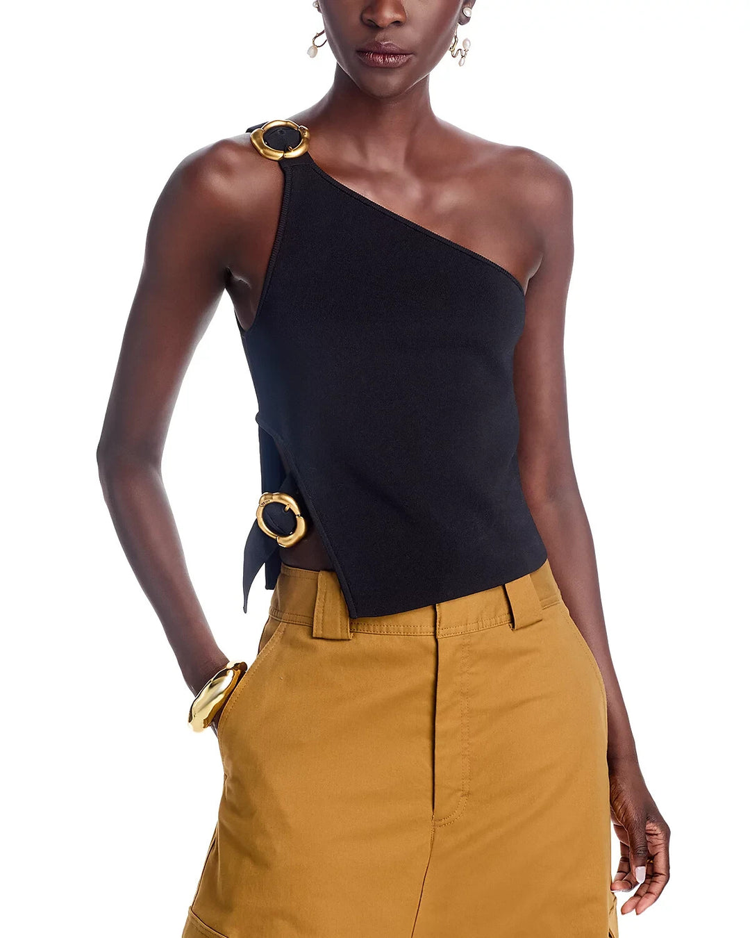 Cult Gaia Valeria One Shoulder Top MSRP $398