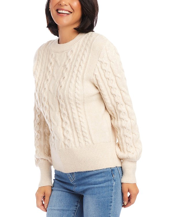 Karen Kane Cable Knit Sweater MSRP $128