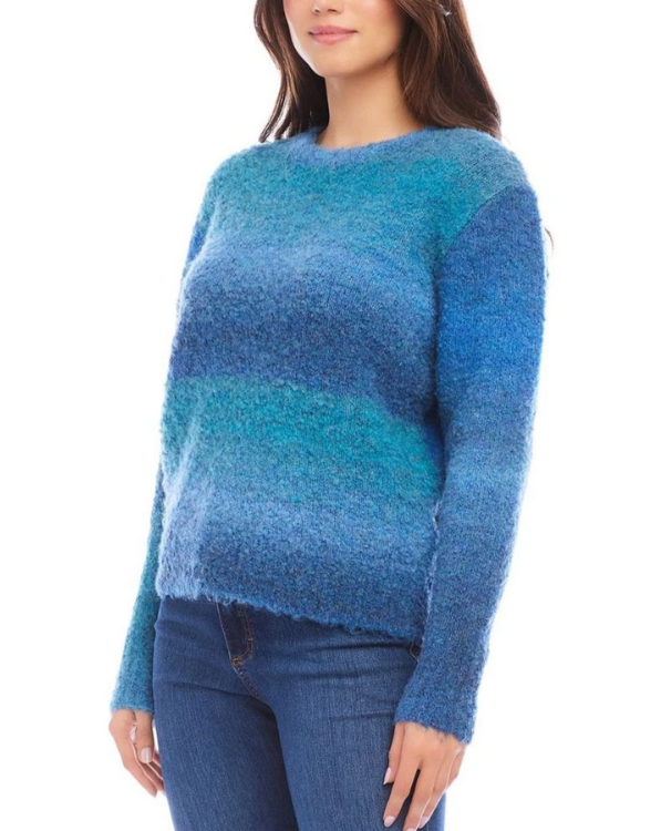Karen Kane Ombre Boucle Sweater MSRP $129