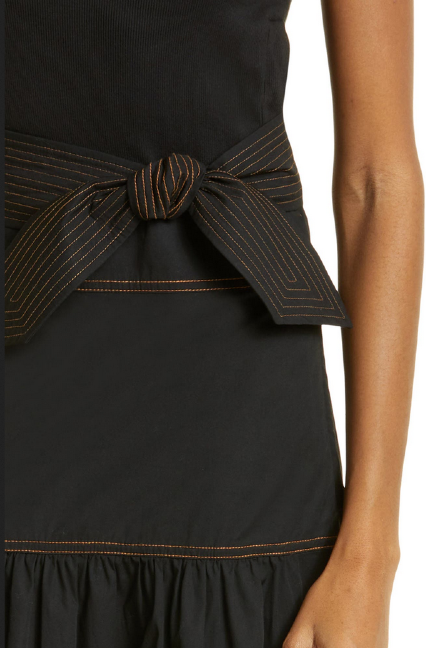 Veronica Beard Austyn Belted Midi Dress MSRP $428