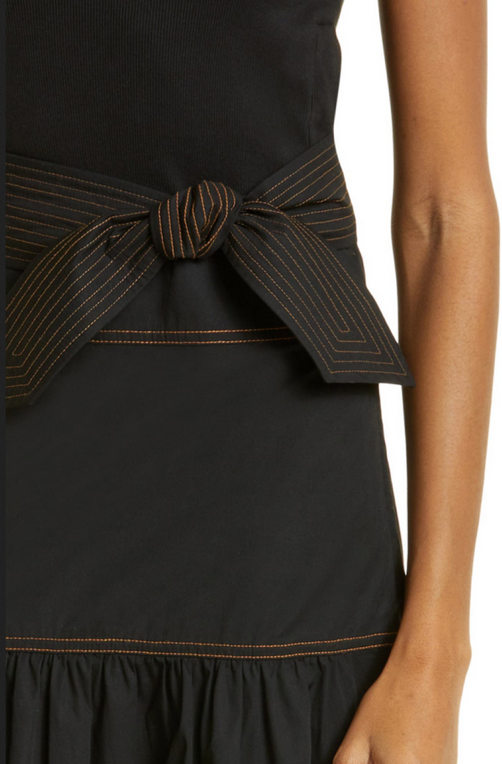 Veronica Beard Austyn Belted Midi Dress MSRP $428