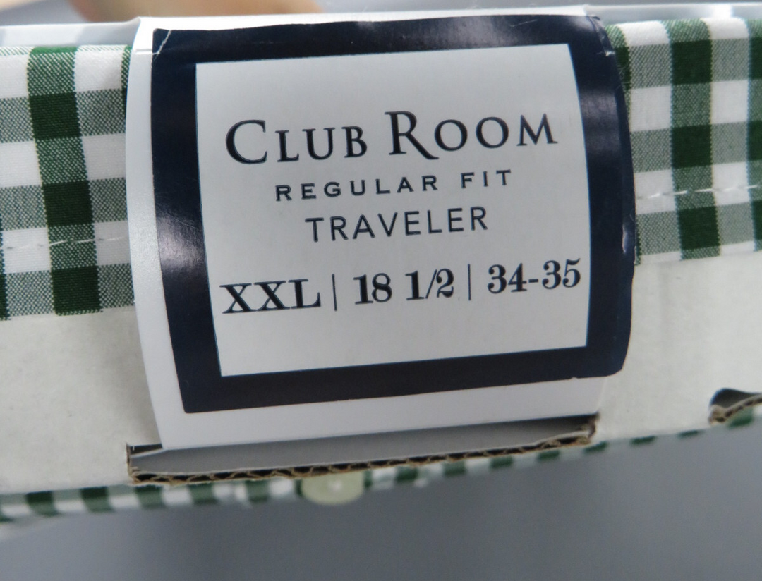 Club Room Regular Fit Traveler Dress Shirt MSRP $60