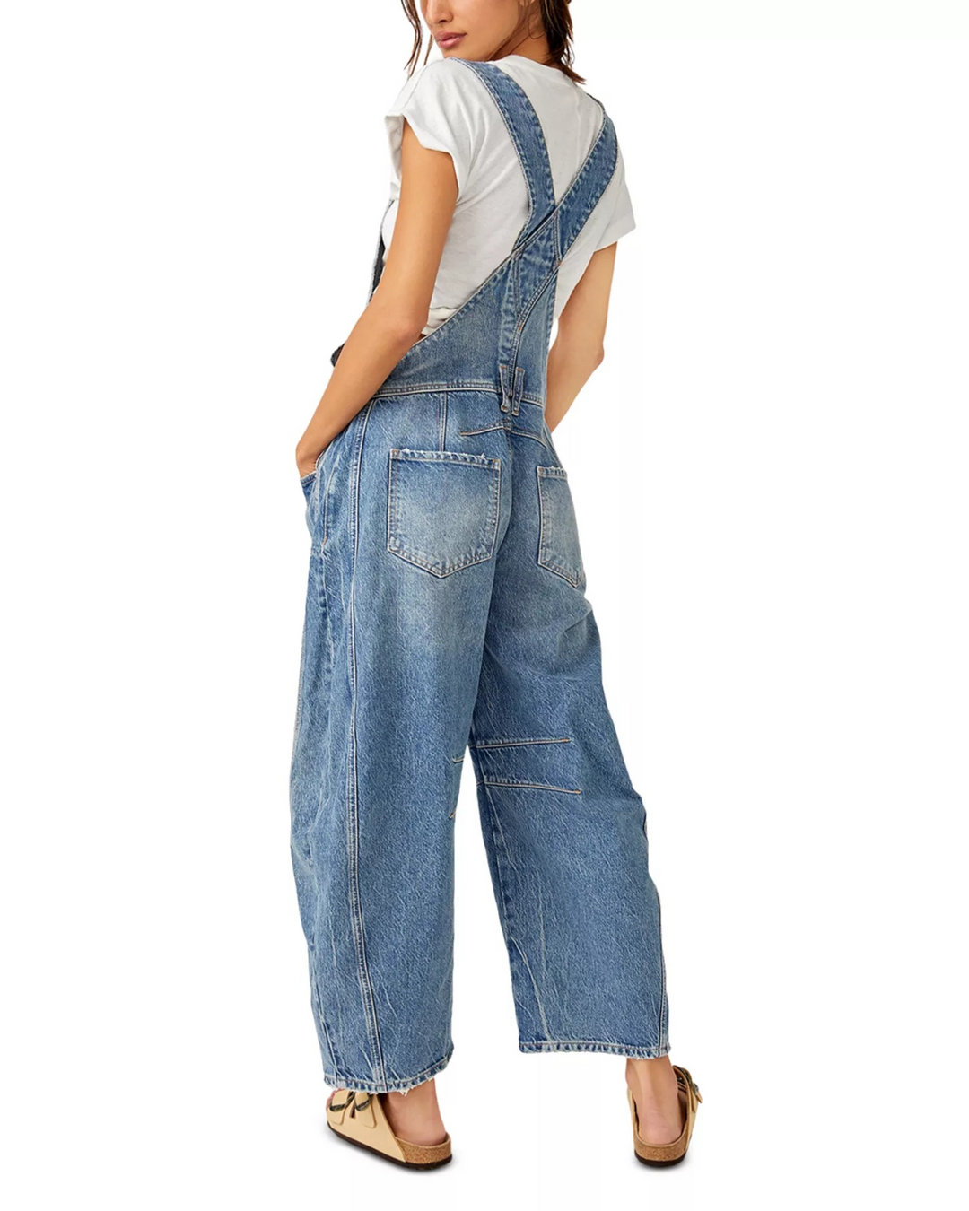 Free People We The Free Good Luck Overalls MSRP $148
