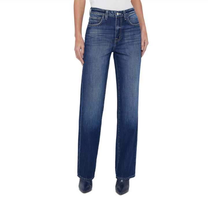L'AGENCE Jones Ultra High Rise Stovepipe Straight Jeans MSRP $295