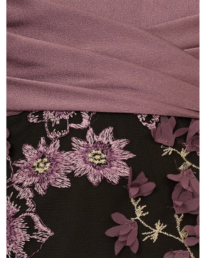 Aidan Mattox Embroidered Gown MSRP $450