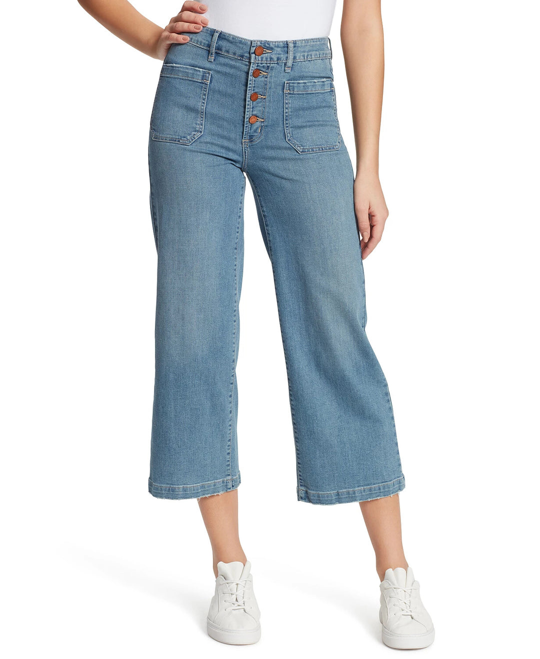 WILLIAM RAST Cropped Wide-Leg Jeans MSRP $79.50