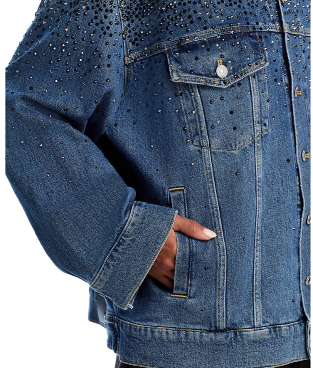 7 For All Mankind Oli Denim Trucker Jacket MSRP $498