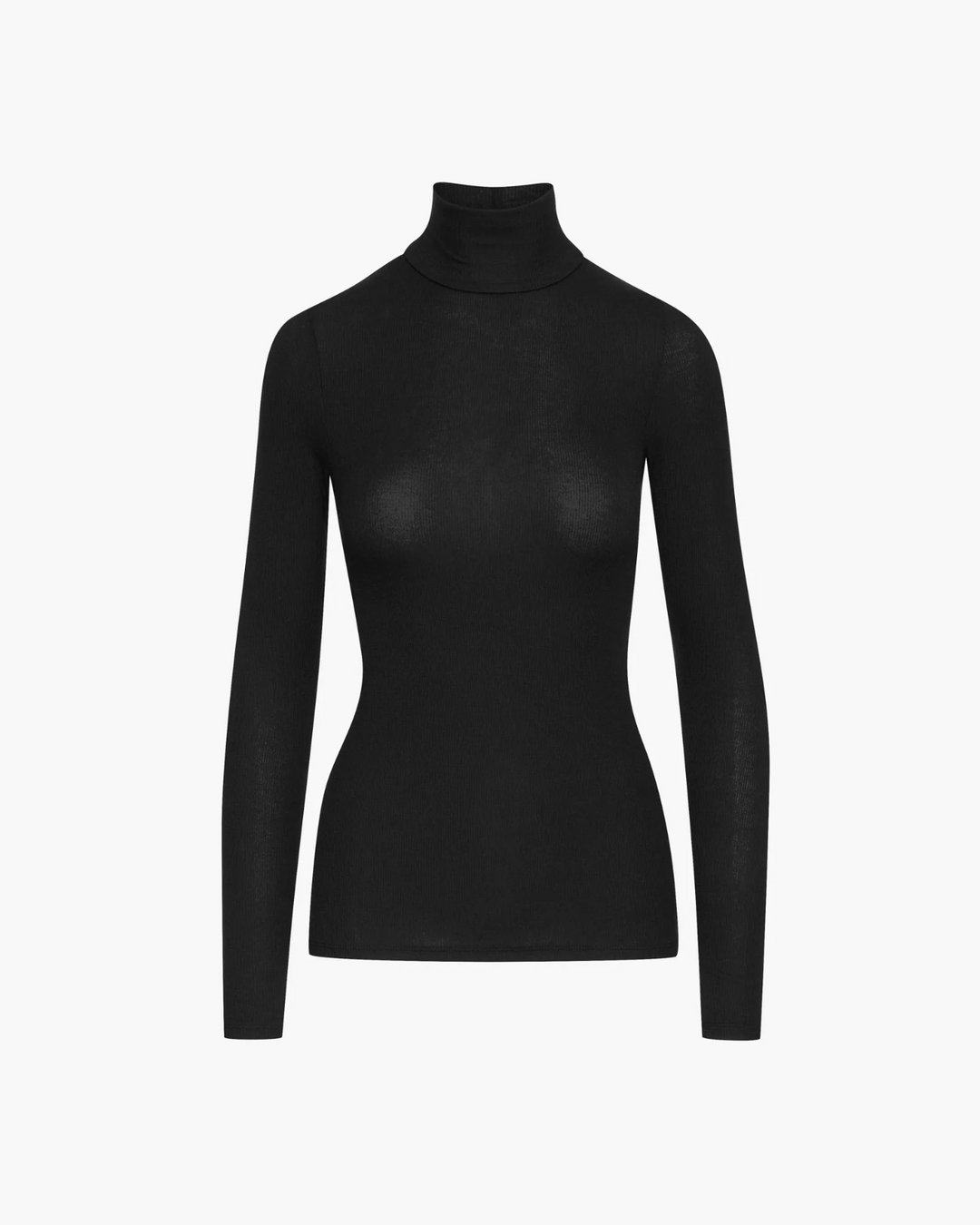 Atm Anthony Thomas Melillo Ribbed Long Sleeve Turtleneck Top MSRP $195