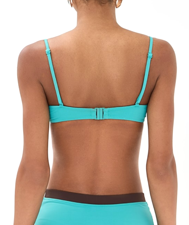 STAUD Jo Balconette Bikini Top MSRP $140