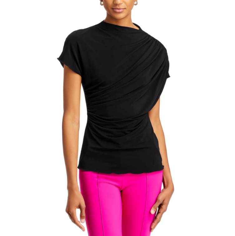 Chiara Boni La Petite Robe Dotta Crepe Top MSRP $350