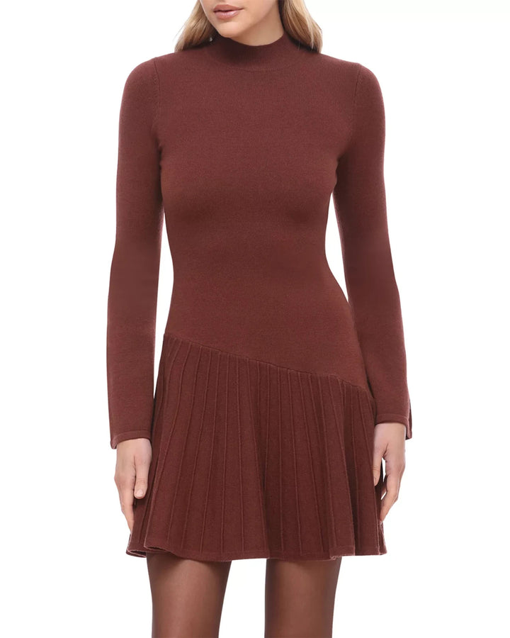 Bagatelle Mock Neck Knit Mini Sweater Dress MSRP $139