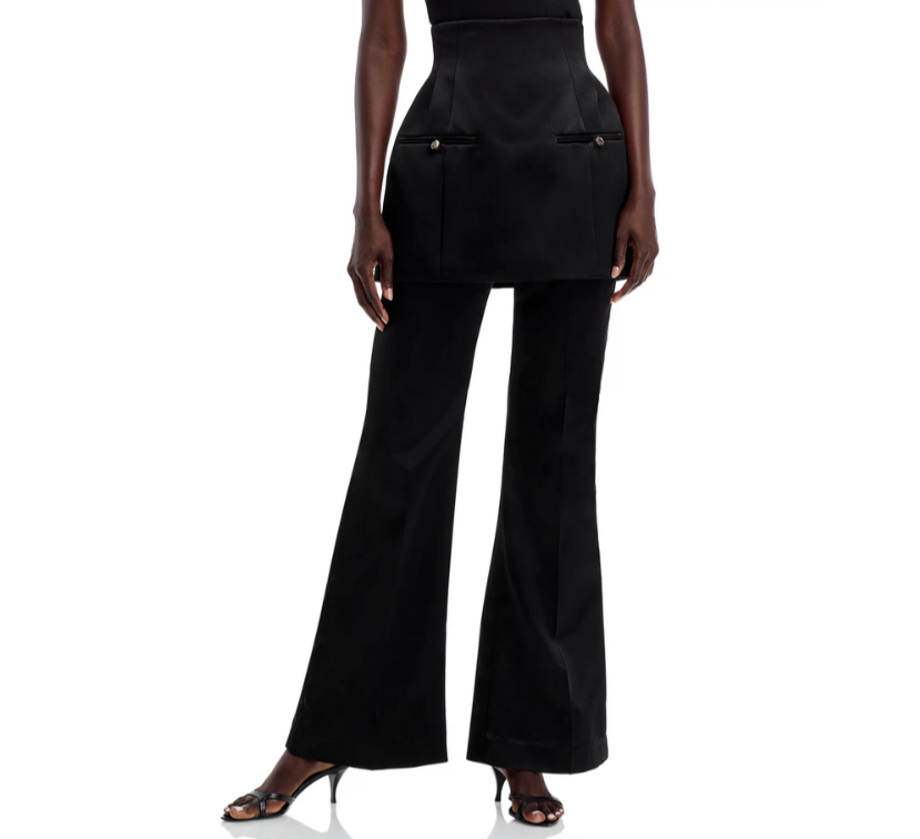 A.W.A.K.E. MODE Layered Skirt Trousers MSRP $1125