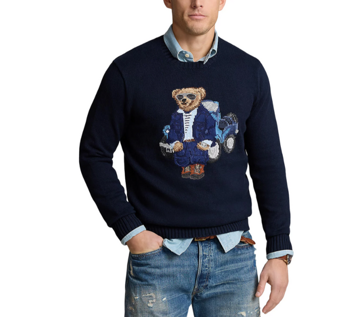 Polo Ralph Lauren Regular Fit Polo Bear Sweater MSRP $398