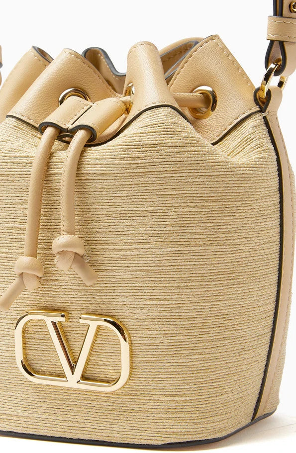 Valentino Garavani Mini VLOGO Signature Bucket Bag $1890