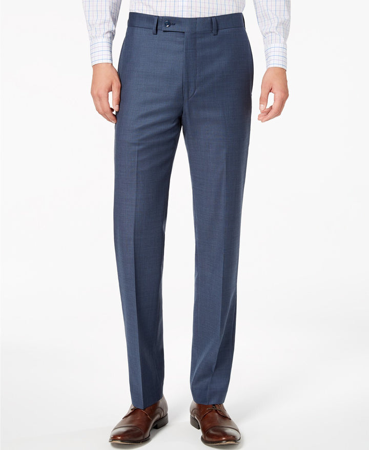Calvin Klein Slim-Fit Wool-Blend Stretch Suit Pants MSRP $200