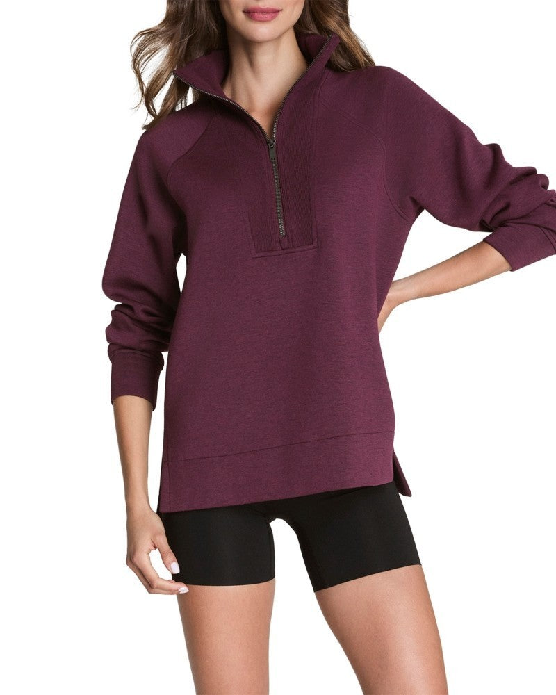 SPANX® AirEssentials Half Zip Sweatshirt MSRP $135
